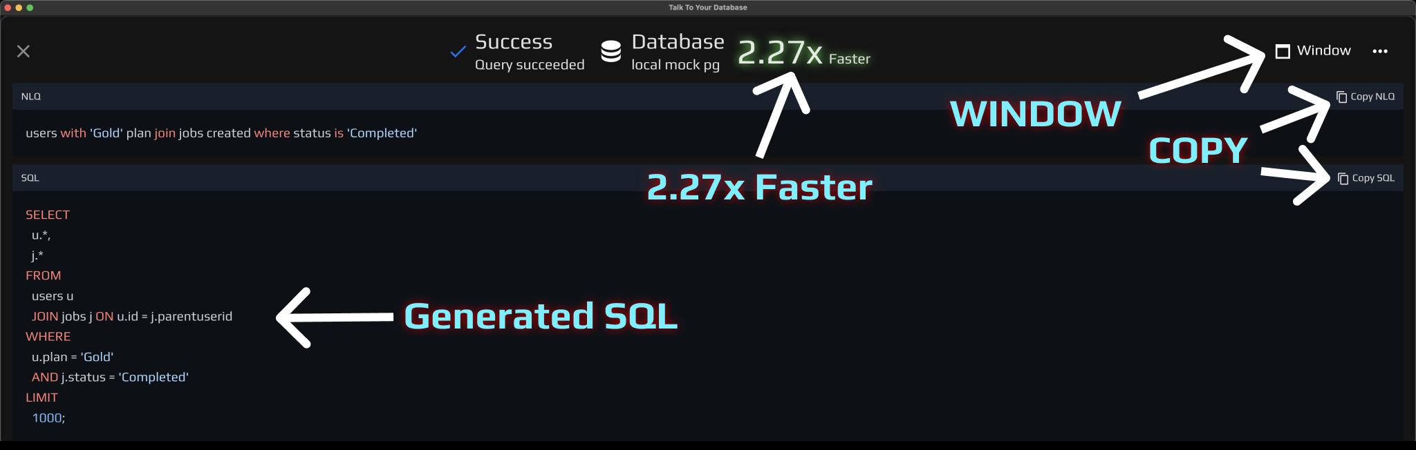 Text to SQL